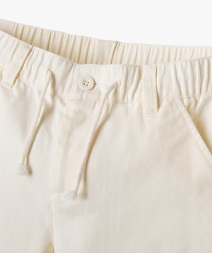 Bermuda regular avec taille élastique garçon vue2 - GEMO (JUNIOR) - GEMO