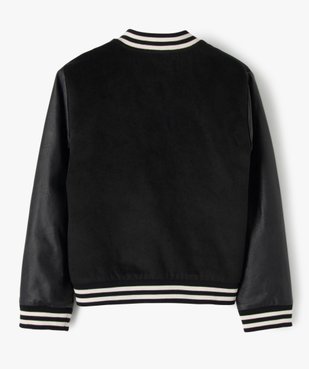 Blouson fille bimatière - Camps vue5 - CAMPS UNITED - GEMO