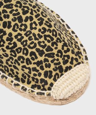 Espadrilles classiques en coton et corde femme vue6 - GEMO (PLAGE) - GEMO