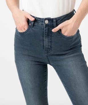 Jean femme coupe skinny taille haute vue2 - GEMO 4G FEMME - GEMO