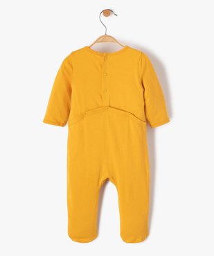 Pyjama bébé en jersey imprimé à pond-dos vue4 - GEMO(BB COUCHE) - GEMO