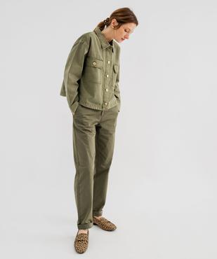 Pantalon chino coupe regular femme vue9 - GEMO(FEMME PAP) - GEMO