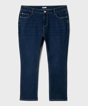 Pantacourt droit en denim stretch femme grande taille vue1 - GEMO (G TAILLE) - GEMO
