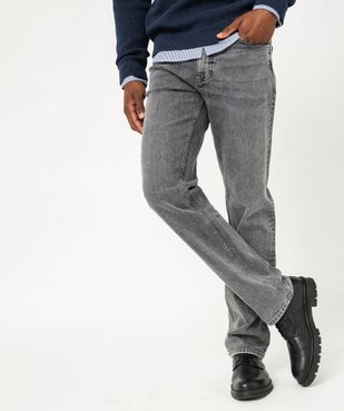 Jean coupe Regular coloris délavé homme vue1 - GEMO 4G HOMME - GEMO