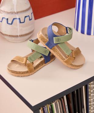 Sandales à bride scratch bébé garçon - LuluCastagnette vue1 - LULU CASTAGNETT - GEMO