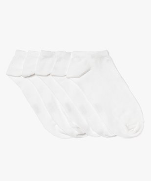 Chaussettes ultra courtes unies homme (lot de 5) vue1 - GEMO 4G HOMME - GEMO