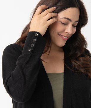 Gilet femme grande taille coupe longue vue2 - GEMO (G TAILLE) - GEMO