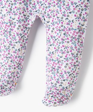 Pyjama bébé fille en velours effet 2 en 1 vue3 - GEMO(BB COUCHE) - GEMO