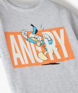 Tee-shirt garçon à manches courtes avec motif Donald - Disney vue2 - DISNEY DTR - GEMO