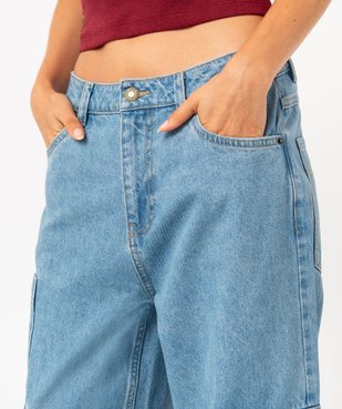 Jean wide legs cargo taille haute femme - Camps United vue2 - CAMPS UNITED - GEMO