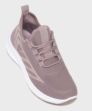 Baskets basses running en mesh à lacets femme - Valentina Baldano vue6 - VALENTINA BALDA - GEMO