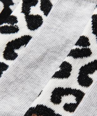 Chaussettes ultra courtes motifs tachetés femme (lot de 5) vue2 - GEMO 4G FEMME - GEMO