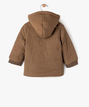 Blouson à capuche chaud et réversible bébé garçon vue8 - GEMO 4G BEBE - GEMO