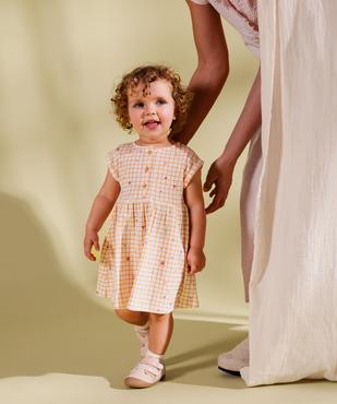 Robe sans manches imprimée bébé fille vue5 - GEMO(BEBE DEBT) - GEMO