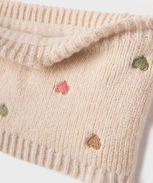 Ensemble 2 pièces bonnet + tour de cou doublés polaire bébé fille vue2 - GEMO (ACCESS) - GEMO