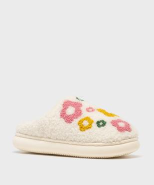 Chaussons mules chaudes et douillettes femme vue2 - GEMO 4G FEMME - GEMO