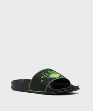 Sandales à large bride imprimée garçon - Minecraft vue2 - MINECRAFT - GEMO