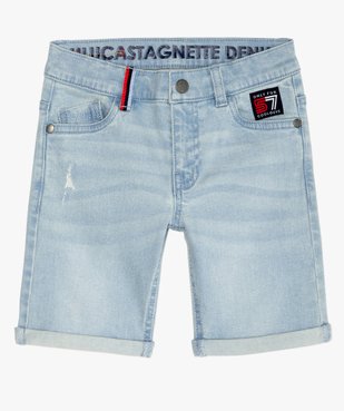 Bermuda garçon en jean stretch - LuluCastagnette vue2 - LULUCASTAGNETTE - GEMO