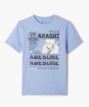 Tee-shirt à manches courtes avec motifs garçon vue1 - GEMO 4G GARCON - GEMO