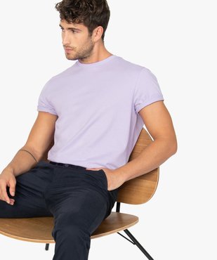 Tee-shirt homme à manches courtes et col rond vue1 - GEMO (HOMME) - GEMO