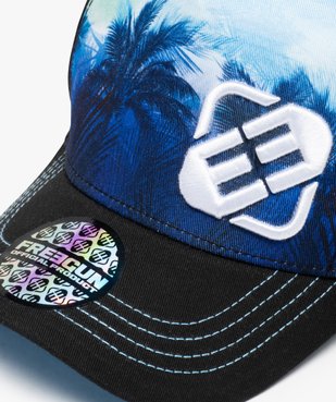 Casquette garçon imprimé palmiers - Freegun vue2 - FREEGUN - GEMO