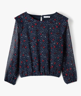 Chemise fille imprimée à manches longues - Lulu Castagnette vue1 - LULUCASTAGNETTE - GEMO