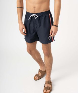 Short de bain homme look sportswear vue2 - GEMO (PLAGE) - GEMO