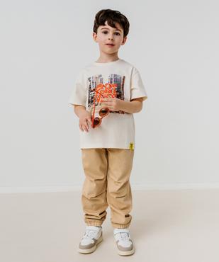 Tee-shirt manches courtes motif urbain garçon vue6 - GEMO 4G GARCON - GEMO