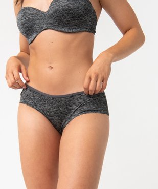 Shorties femme unis en microfibre (lot de 2) vue1 - GEMO(HOMWR FEM) - GEMO