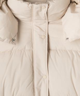 Parka mi-longue déperlante à col montant, capuche et doublure polaire fille vue2 - GEMO 4G FILLE - GEMO