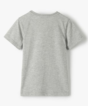 Tee-shirt garçon avec poche poitrine avec motif vue3 - GEMO (ENFANT) - GEMO