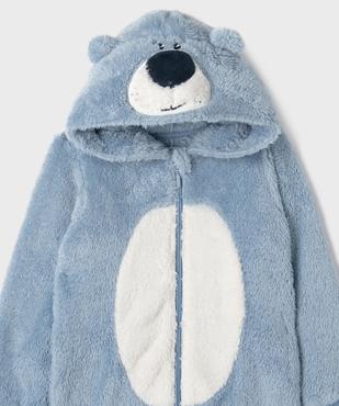 Combinaison pyjama en fourrure imitation motif ours garçon vue2 - GEMO (ENFANT) - GEMO