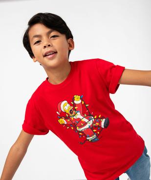 Tee-shirt de Noël imprimé garçon vue1 - SIMPSONS - GEMO