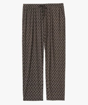 Pantalon de pyjama femme grande taille en jersey imprimé vue4 - GEMO(HOMWR FEM) - GEMO