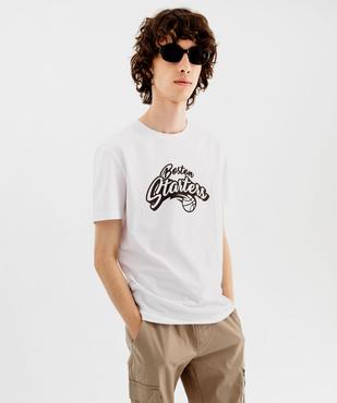 Tee-shirt manches courtes imprimé homme vue2 - GEMO (HOMME) - GEMO