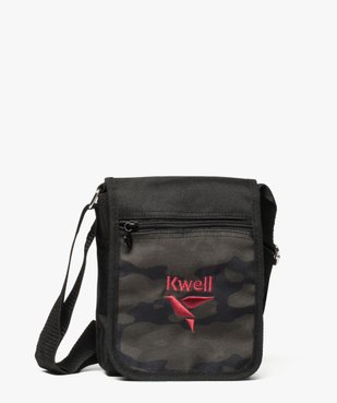 Sacoche à bandoulière homme avec imprimé - Kwell vue1 - KWELL - GEMO