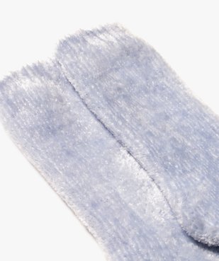 Chaussettes femme en maille chenille douce et épaisse vue2 - GEMO(HOMWR FEM) - GEMO