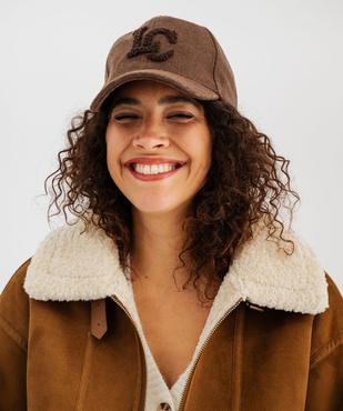 Blouson aviateur en suédine fourrée femme vue2 - GEMO(FEMME PAP) - GEMO