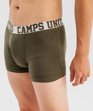 Boxer en coton stretch unis homme (lot de 2) - Camps United vue5 - CAMPS GEMO FOR GOOD - GEMO