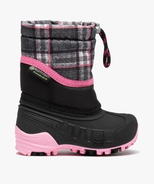 Bottes de neige fille étanches bicolores - Boatilus vue1 - BOATILUS - GEMO