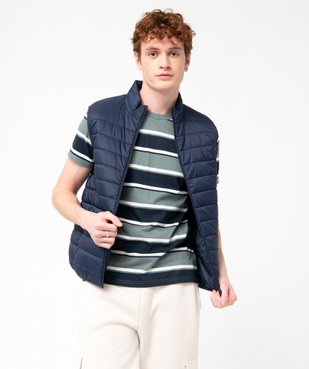 Doudoune homme sans manches avec col montant vue1 - GEMO 4G HOMME - GEMO