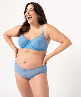 Soutien-gorge emboitant grande taille à armatures en dentelle vue5 - GEMO(HOMWR FEM) - GEMO