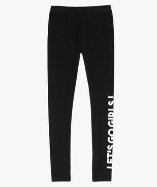Leggings fille spécial sport avec inscription sur une jambe vue2 - GEMO (JUNIOR) - GEMO