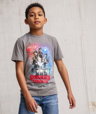 Tee-shirt garçon avec motif XXL – Stranger Things vue6 - STRANGER THINGS - GEMO
