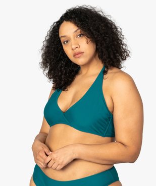 Haut de maillot de bain femme triangle à armatures vue1 - GEMO (PLAGE) - GEMO