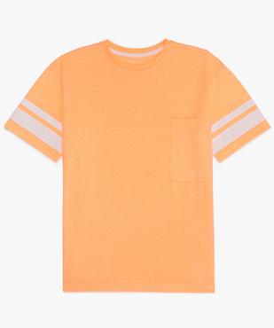 Tee-shirt garçon fluo à manches courtes vue1 - GEMO (JUNIOR) - GEMO