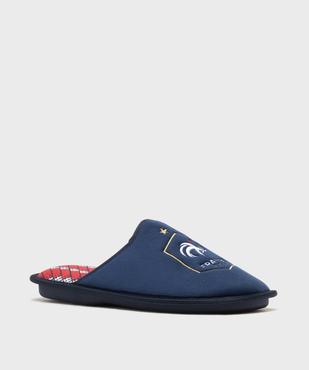 Chaussons mules en volume imprimé football homme - FFF vue2 - FFF - GEMO