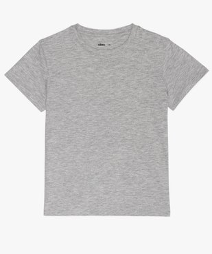 Tee-shirt fille à manches courtes 100% coton biologique vue1 - GEMO (JUNIOR) - GEMO
