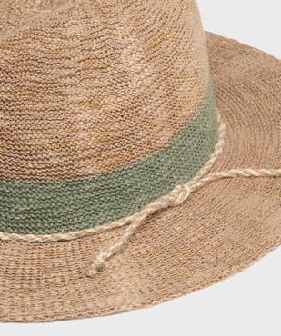 Chapeau tissé et pailleté forme fedora femme vue2 - GEMO (ACCESS) - GEMO