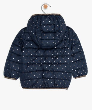 Doudoune bébé fille fine à motifs étoiles et détails pailletés vue3 - Nikesneakers(BEBE DEBT) - Nikesneakers